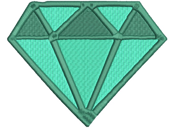 Mini nášivka / nažehlovačka diamant 1