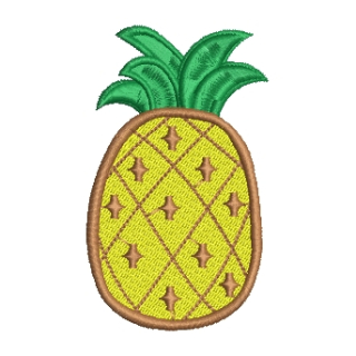 Mini nášivka / nažehlovačka ananás