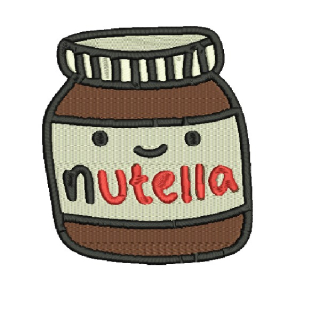 Mini nášivka / nažehlovačka nutella